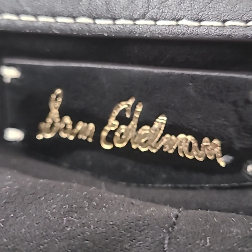 SAM EDELMAN BLACK LEATHER PURSE - Picture 5 of 7